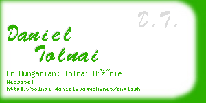 daniel tolnai business card